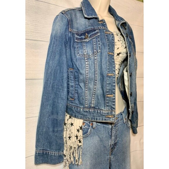 JCPenney Women’s Classic Blue Jean Denim Jacket – Size M - Picture 5 of 11